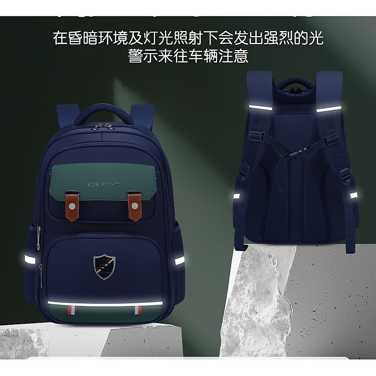 Balo học sinh Cấp 1 SUN EIGHT 22200 – Màu xanh green