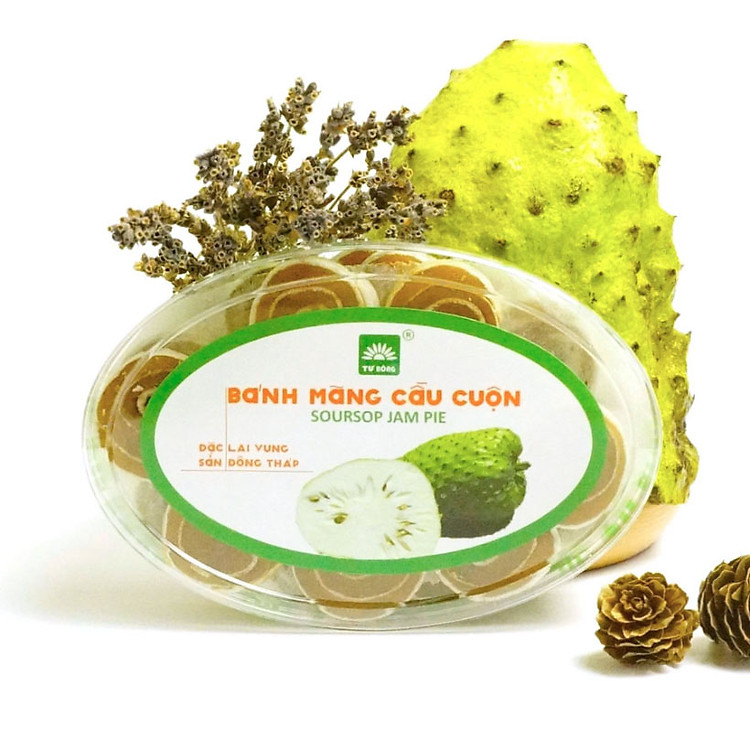 Bánh mãng cầu cuộn nếp phồng Tư Bông (220g)