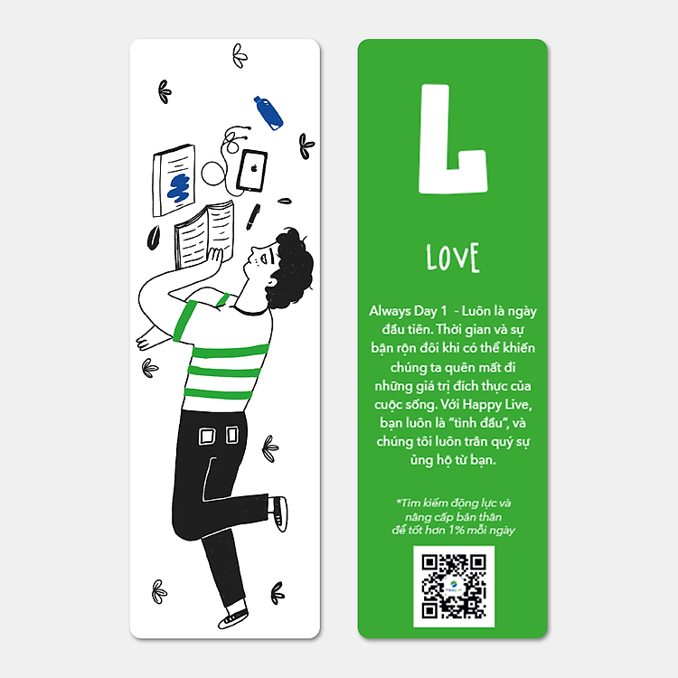 Bộ Bookmark 1% Tinh Hoa - Happy Live - Ảnh 5