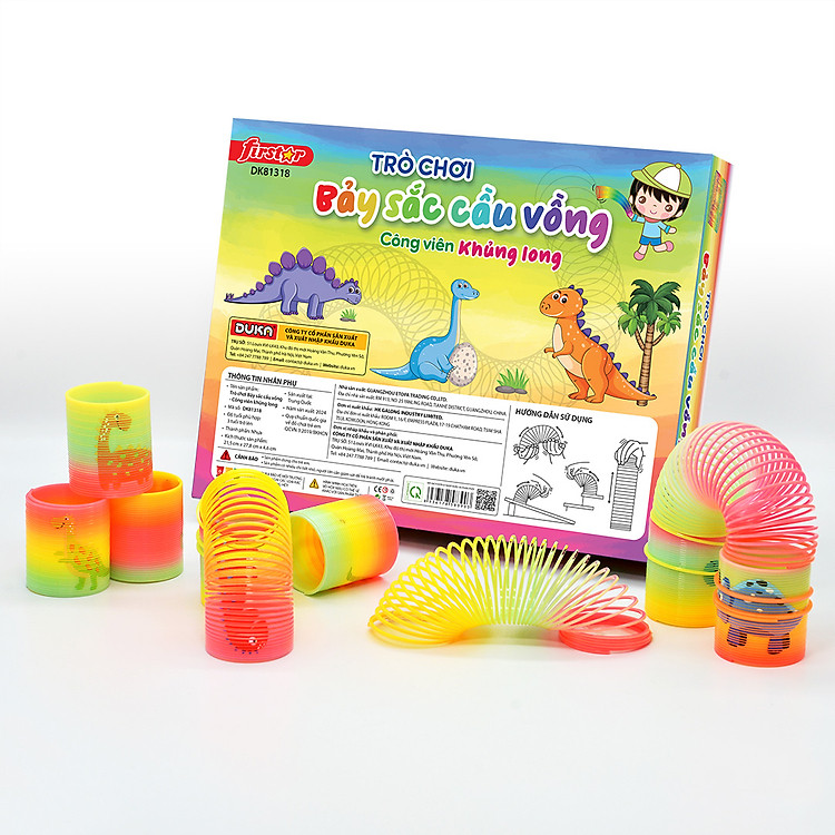 Đồ chơi Duka: Cầu vồng khủng long DK81318 Chính hãng Tiết kiệm - Hình ảnh 2