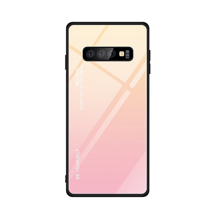 Ốp Lưng Kính Cường Lực Gradient Cho Samsung Galaxy S10/ S10 Plus/ Note 9/ A50/ A70. 06 Màu Sắc Khác Nhau, Chống Bám Vân Tay, Chống Trầy Xước.