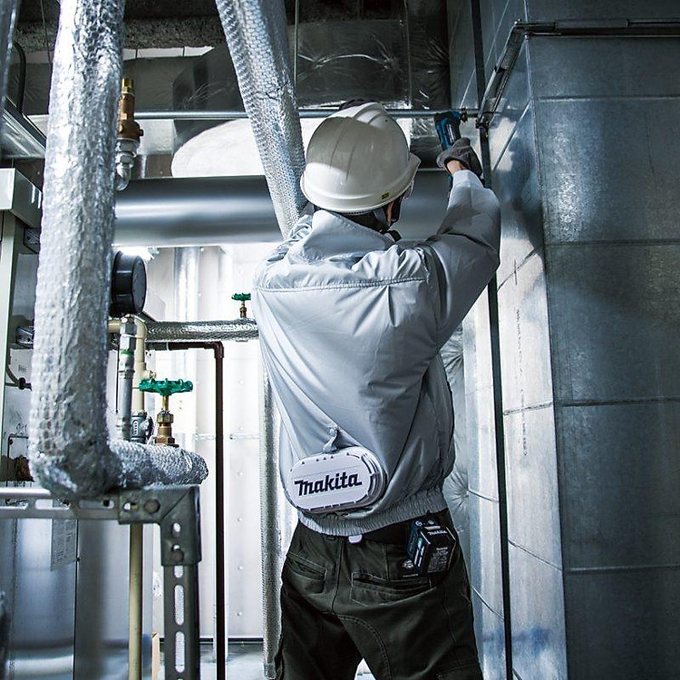 ÁO KHOÁC LÀM MÁT DÙNG PIN - SIZE 3L MAKITA FJ202DZ3L (KHÔNG KÈM PIN VÀ SẠC) - HÀNG CHÍNH HÃNG