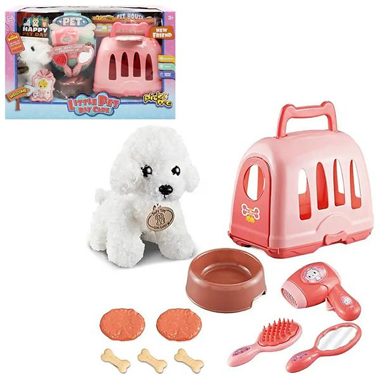 Bộ Đồ Chơi Chăm Sóc Cún Hồng Chính hãng Ưu đãi - Hình ảnh 2