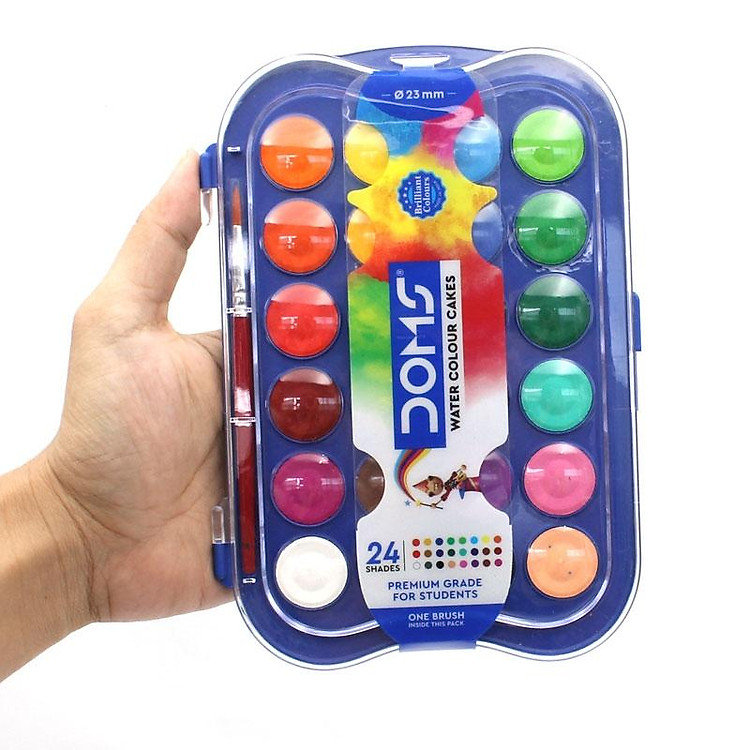Hộp Nén Màu Nước DOMS 7428 (24 viên) - Ảnh 6