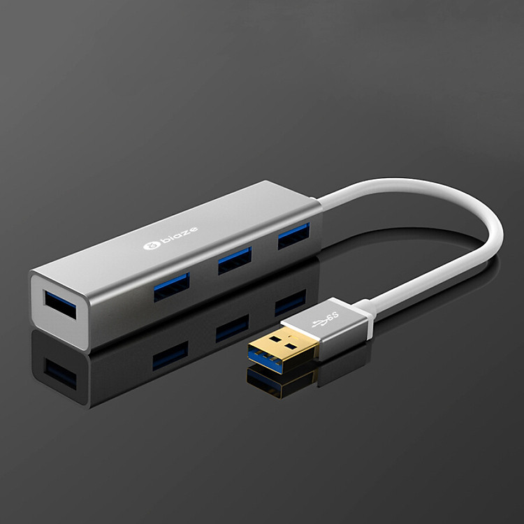 Hub Chia Cổng USB Thành 4 Cổng BIAZE USB Splitter 3.0 (1m)