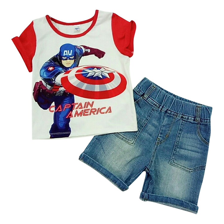 Bộ Bé Trai Jeans Siêu Anh Hùng Bonchop