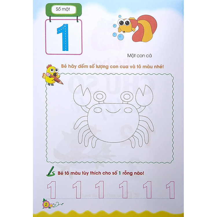Cùng Bé Bước Vào Lớp 1 - Bé Học Chữ Số Và Tập Tô 123 - Ảnh 3
