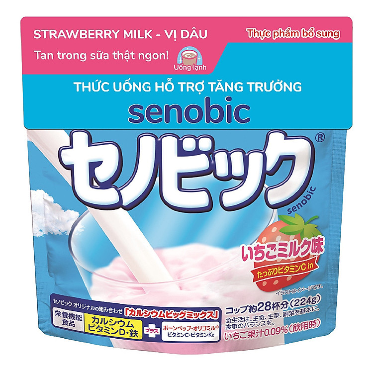 Thức Uống Hỗ Trợ Tăng Trưởng Senobic (224g)