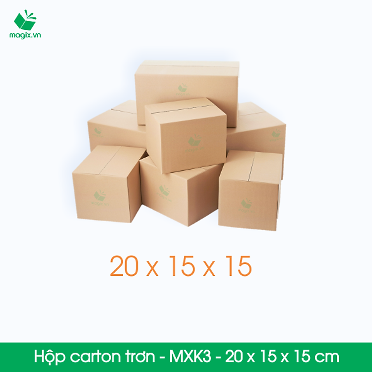 Hộp carton MXK3 (20x15x15 cm) - 20 thùng - Ảnh 5