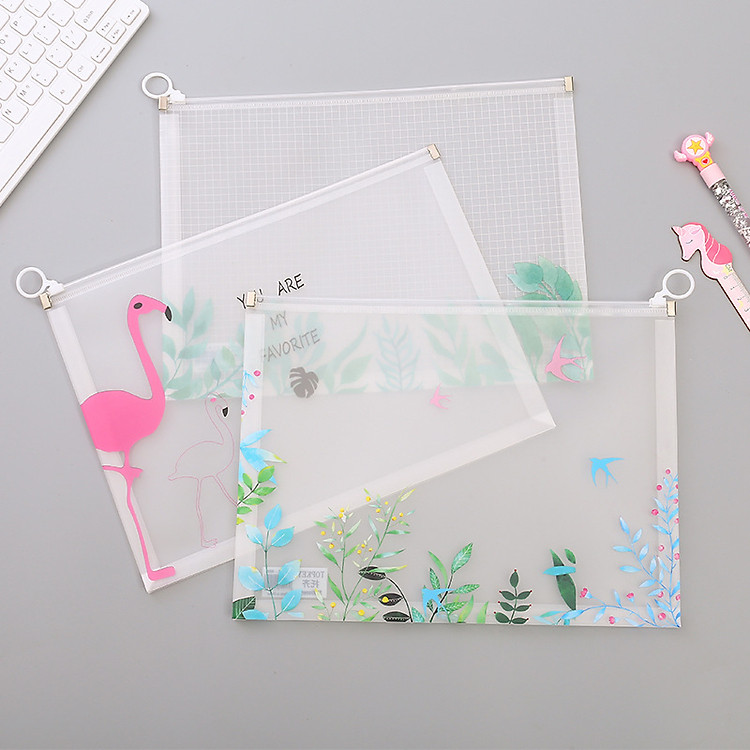 Bộ Túi Zip Đựng Bút Nhựa Mềm (3 chiếc)