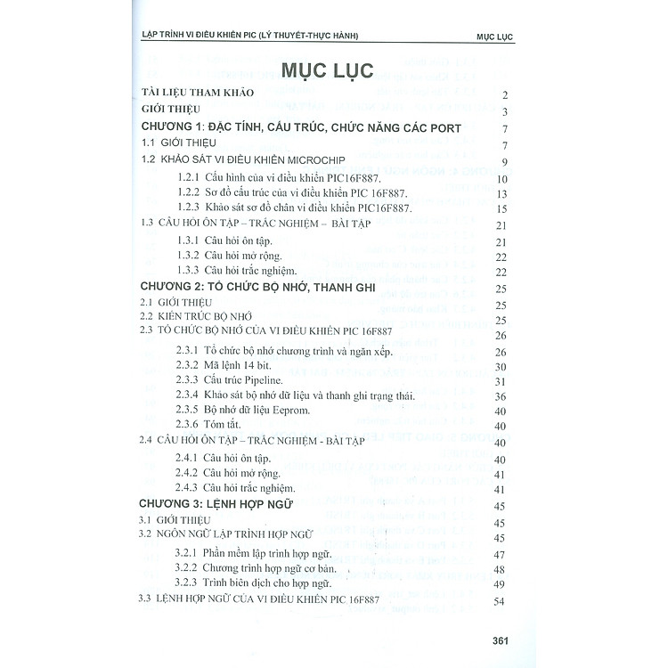 Lập Trình Với Vi Điều Khiển PIC (Lý Thuyết - Thực Hành) - Ảnh 7