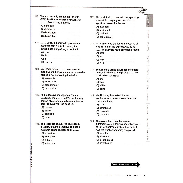 Essential Test For TOEIC RC 1000 Vol 2 - Ảnh 7