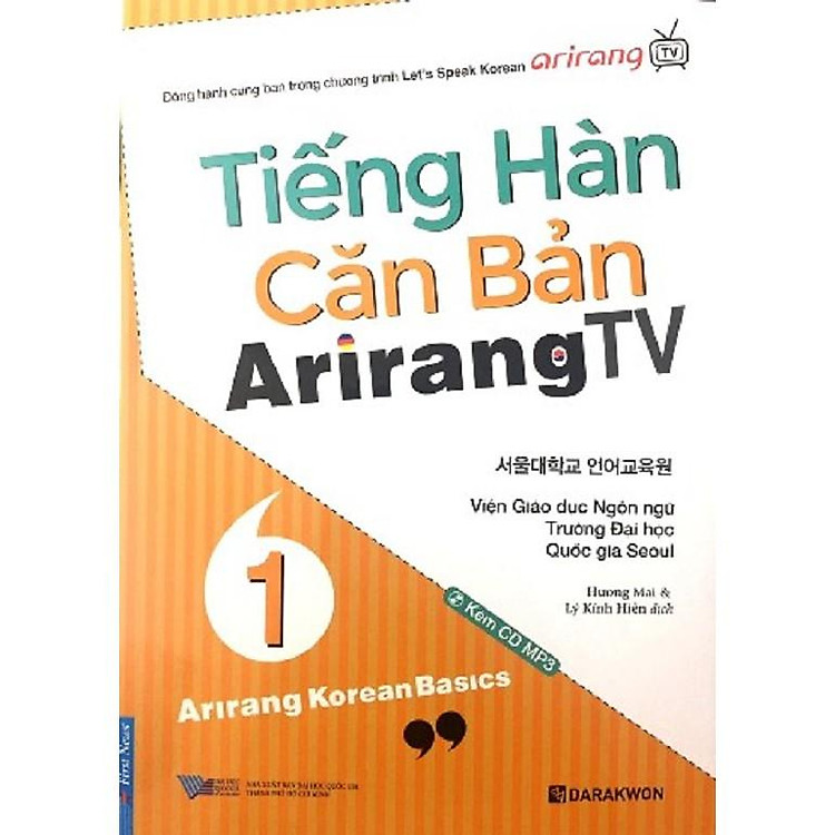 Tiếng Hàn Căn Bản Arirang TV 1 + CD