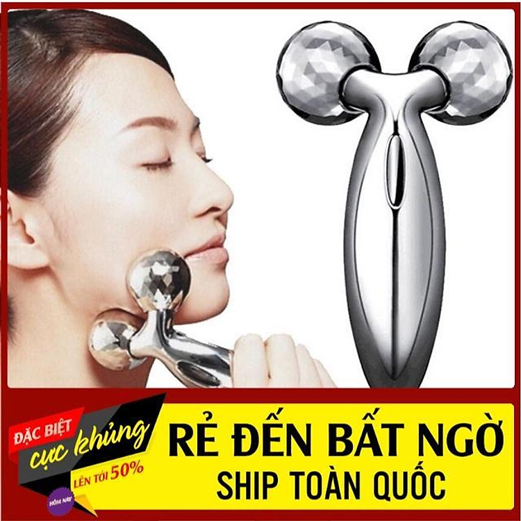 Cây Lăn Mặt Nâng Cơ 3D, Nâng Cơ Body, Thon Gọn Cơ Thể, Massage Mặt Thư Giãn (Hàng Có Sẵn) (Hàng Chính Hãng)