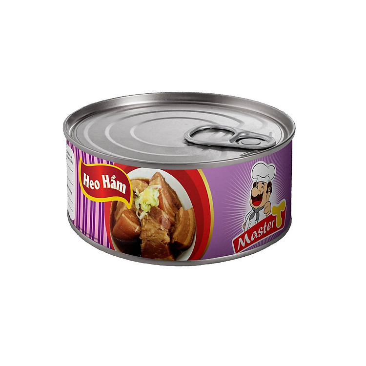 Đồ hộp Heo hầm Master T thơm ngon chuẩn vị ( Lon 180g)