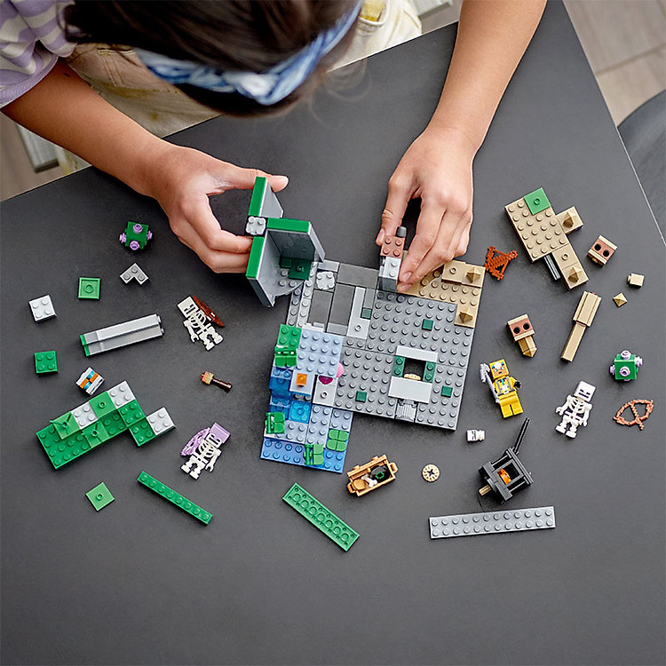 Đồ Chơi LEGO MINECRAFT Hầm Ngục Skeleton Chính hãng Giá tốt - Hình ảnh 3