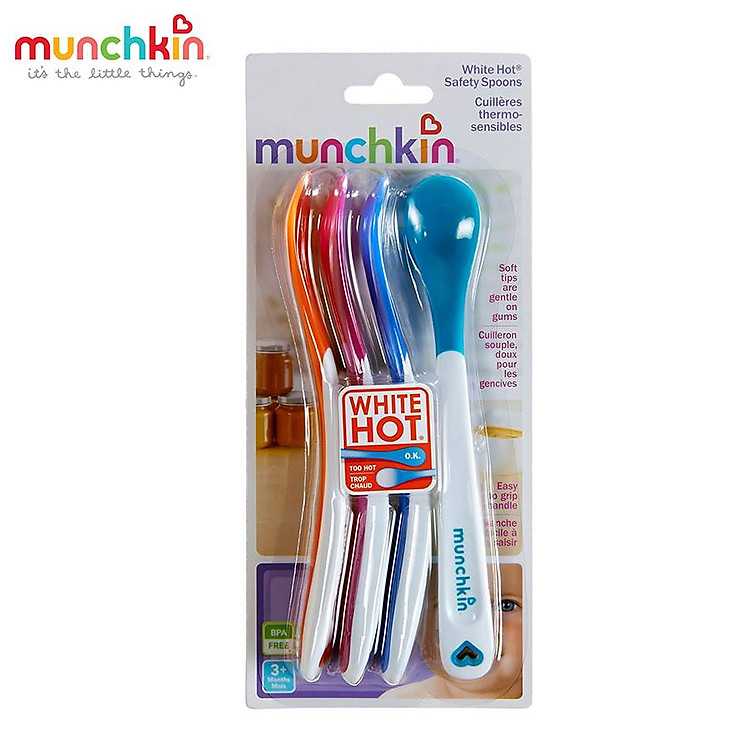 Bộ 4 thìa ăn dặm Munchkin Mỹ Chính hãng Giá rẻ