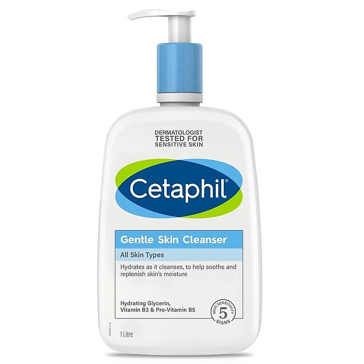 Sữa Rửa Mặt Dịu Nhẹ Cho Da Nhạy Cảm Cetaphil Gentle Skin Cleanser 1000ml - Ảnh 5