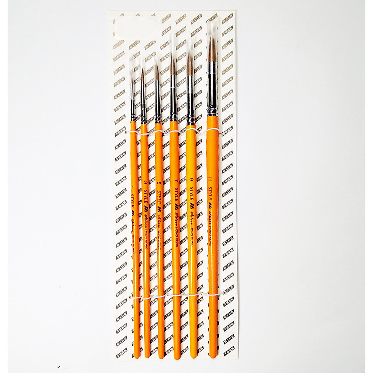Bộ Cọ Vẽ Lông Mềm Artist 737 (6 Cây)