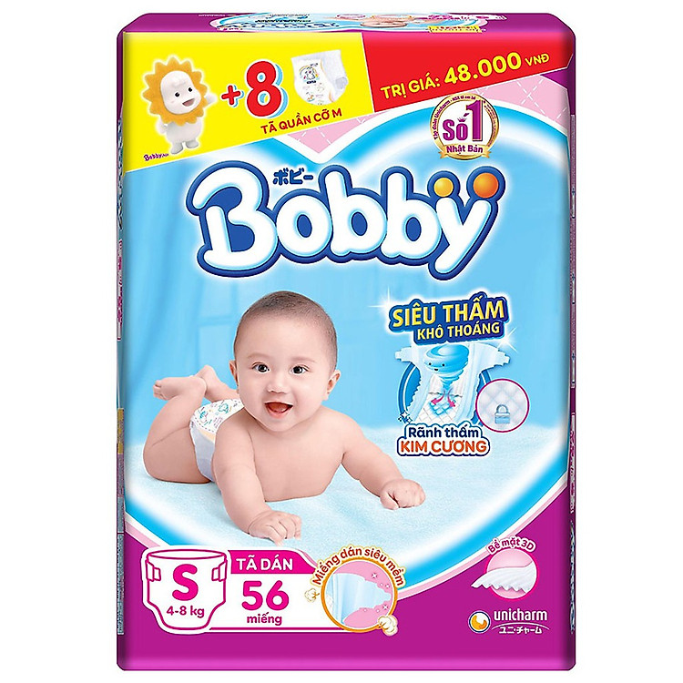 BOBBY TẢ DÁN S56 (TẶNG 8 MIẾNG TA QUAN SIZE M)