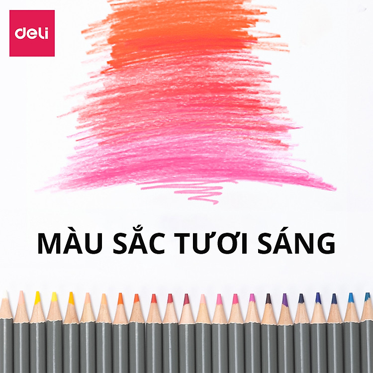 Bút Chì Màu Nước Nusign (48 màu) - Ảnh 4