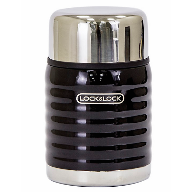 Hộp Giữ Nhiệt Đựng Thức Ăn Lock&Lock LHC8027BLK - Đen