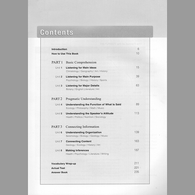 How To Master Skills For The TOEFL iBT: Listening Intermediate (With Audio CD) - Ảnh 2