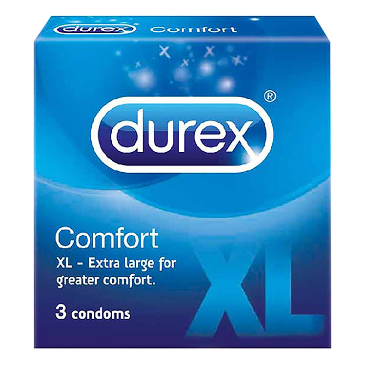 Bao Cao Su Durex Comfort 3S – 114056 - Hộp 3 Gói