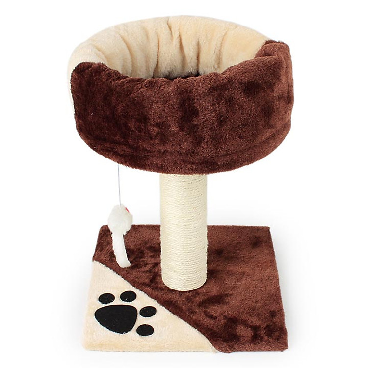 Trụ cào móng Cat tree 2 tầng kèm ổ đệm CutePets
