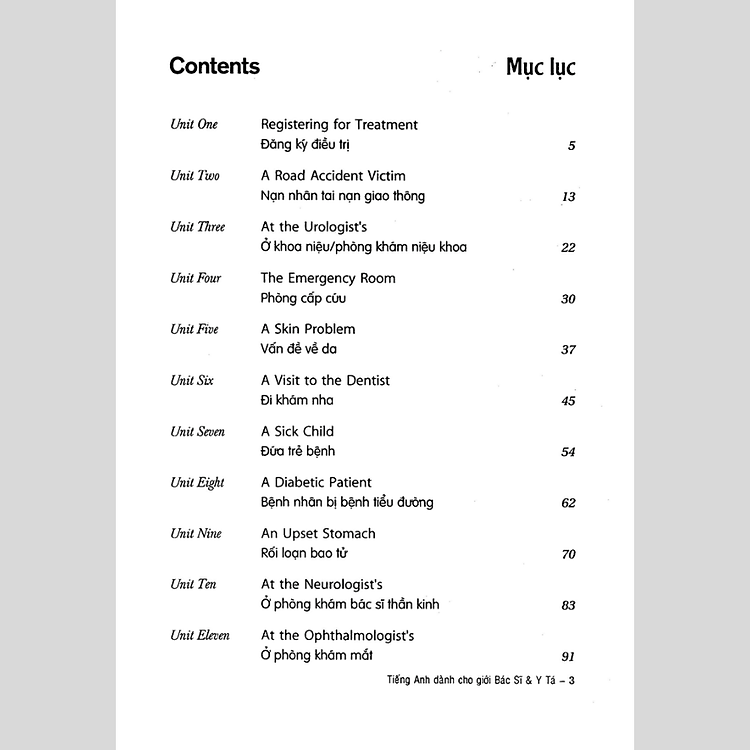 Tiếng Anh Dành Cho Giới Bác Sĩ & Y Tá - Ảnh 2
