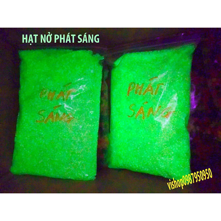 hạt nở phát sáng dạ quang- gói 2000 viênbán nghỉ lỗ