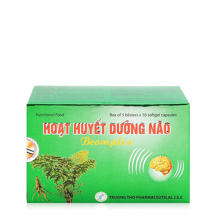 Thực phẩm bảo vệ sức khỏe Hoạt huyết dưỡng não Bcomplex tăng cường tuần hoàn não