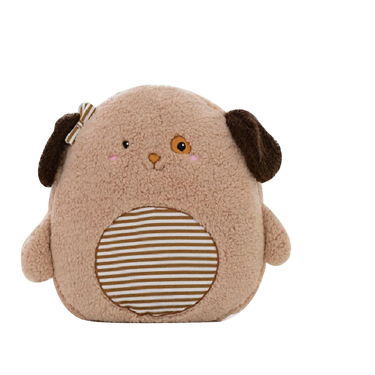 Combo chăn gối ngủ văn phòng tiện lợi Chú Cún Tai Dài 1.1 x 1.7m