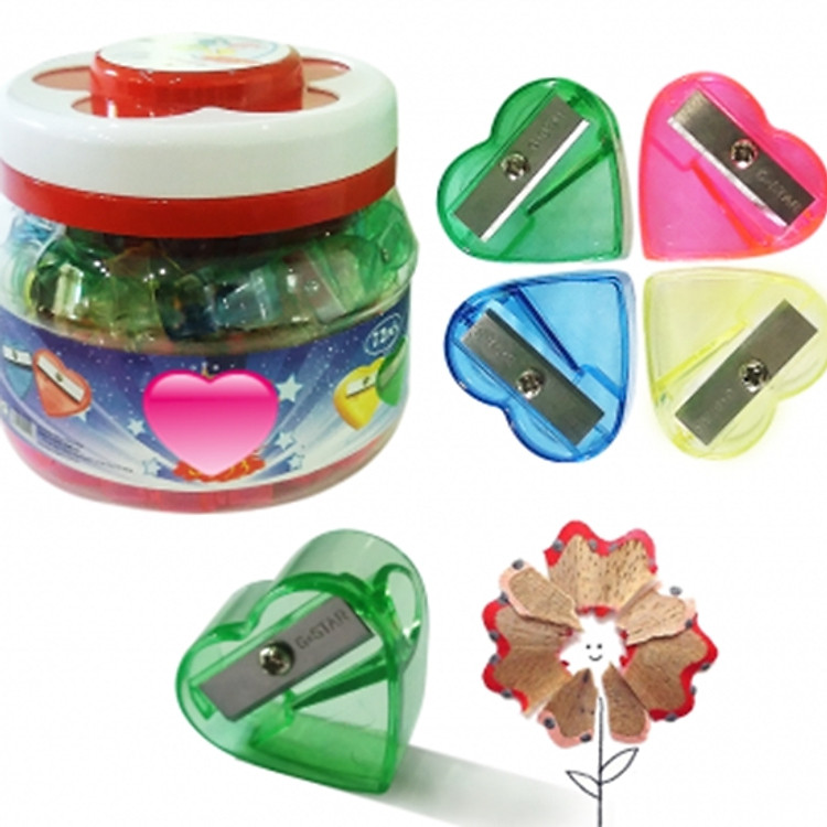 20 cái chuốt chì trái tim dễ thương( gọt bút chì tim)