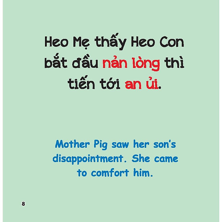 Rèn Luyện Kỹ Năng Giao Tiếp Bằng Tranh Cho Bé - Lời An Ủi (Song Ngữ Anh - Việt) - Ảnh 3