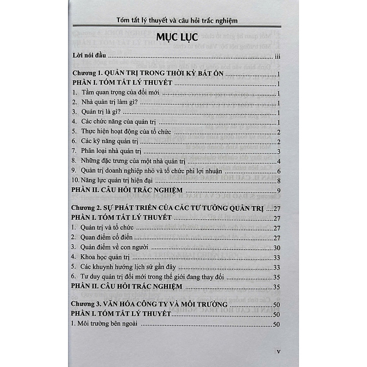 Quản Trị Học - Tóm Tắt Lý Thuyết Và Câu Hỏi Trắc Nghiệm - Ảnh 3