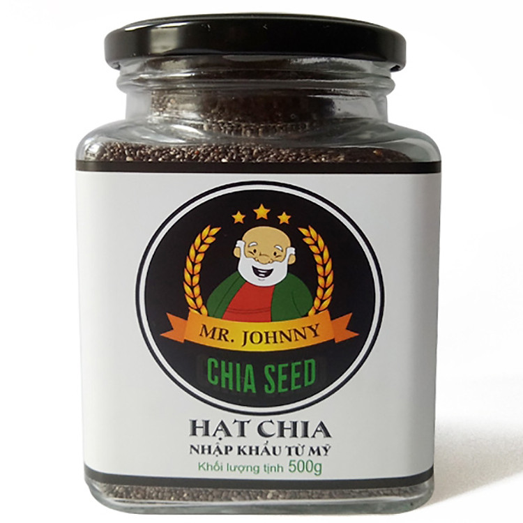 Hạt chia đen hiệu Mr Johnny 500g