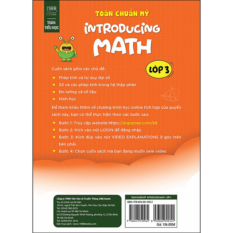 Toán Chuẩn Mỹ - Introducing Math - Lớp 3 - Ảnh 2
