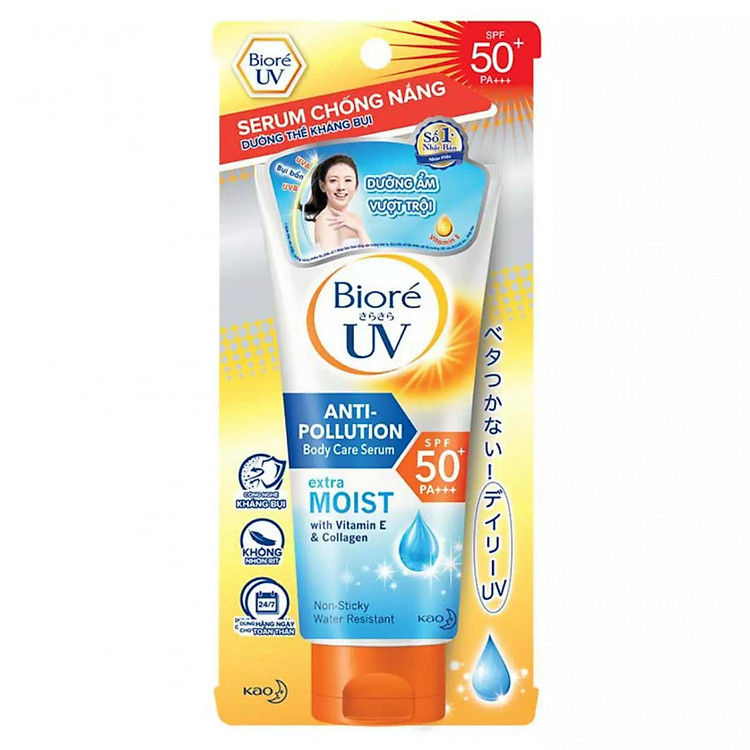 Bioré Serum Chống Nắng Dưỡng Thể Kháng Bụi - Dưỡng Ẩm Vượt Trội (50ml)