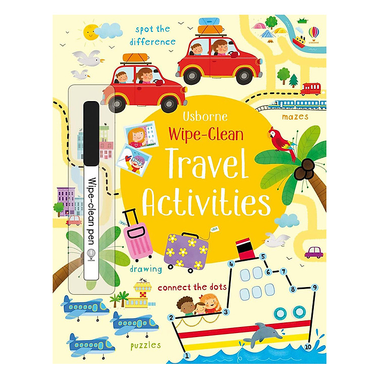 Tẩy Xóa Tiếng Anh – Usborne Travel Activities
