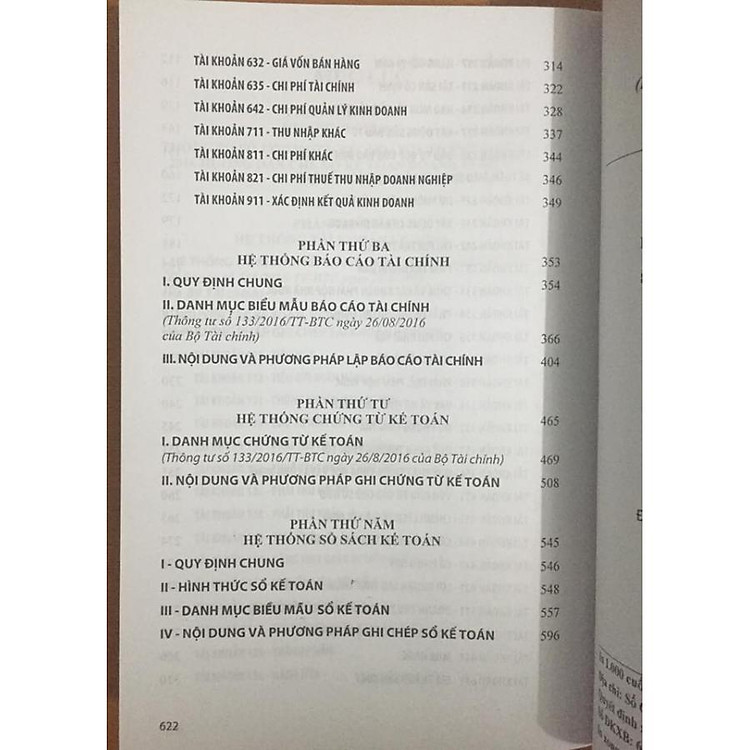 Chế Độ Kế Toán Doanh Nghiệp Nhỏ và Vừa (Ban Hành Theo Thông Tư 133/2016 Bộ Tài Chính) - Ảnh 6