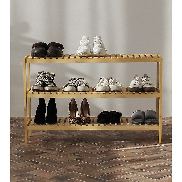 Kệ gỗ thông để giày đa năng