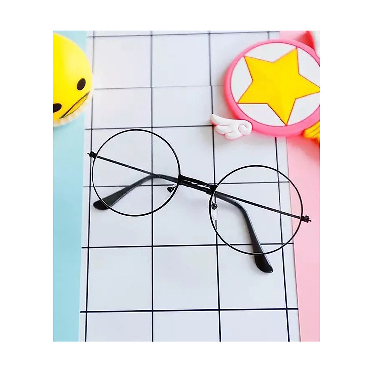 Kính Tròn Xoe Giả Cận Các Màu KM02