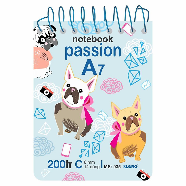 Sổ Kẻ Ngang Lò Xo KLONG A7 (200 trang) - Ảnh 2