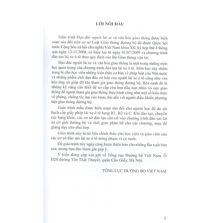 Giáo Trình Đạo Đức Người Lái Xe Và Văn Hóa Giao Thông - Ảnh 2