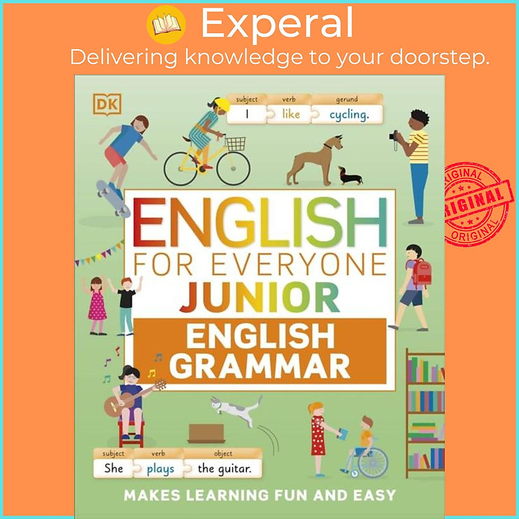 Sách - English for Everyone Junior English Grammar - A Simple Visual Guide to English by DK (UK edition, paperback)
