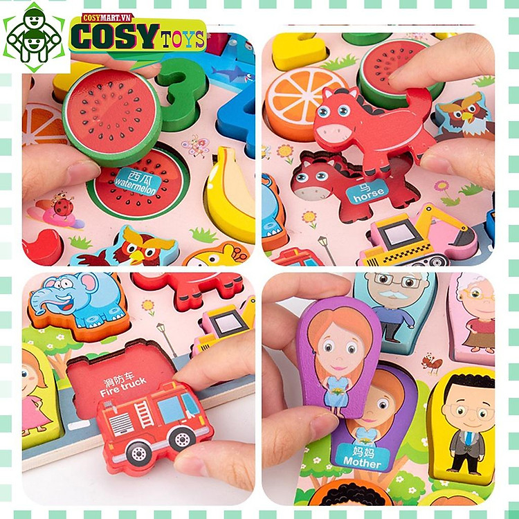 Mua Bộ đồ chơi câu cá gỗ 6 in 1 Chính hãng Giá rẻ - Hình ảnh 2