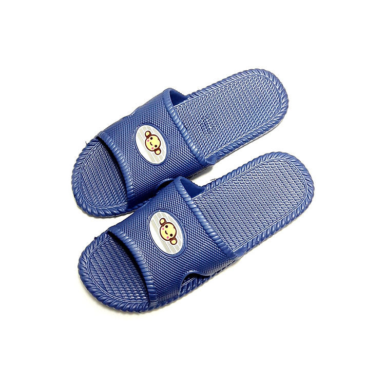 Dép nhựa nam chống trơn đi trong nhà T200S340 - Xanh đen