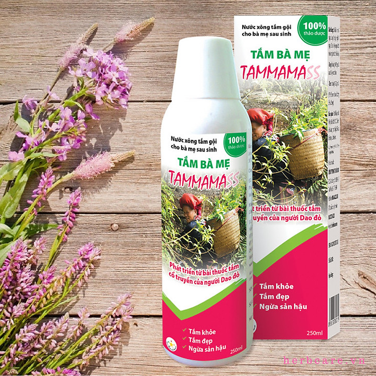 Nước xông tắm gội TAMMAMASS cho mẹ sau sinh Giá rẻ - Hình ảnh 2