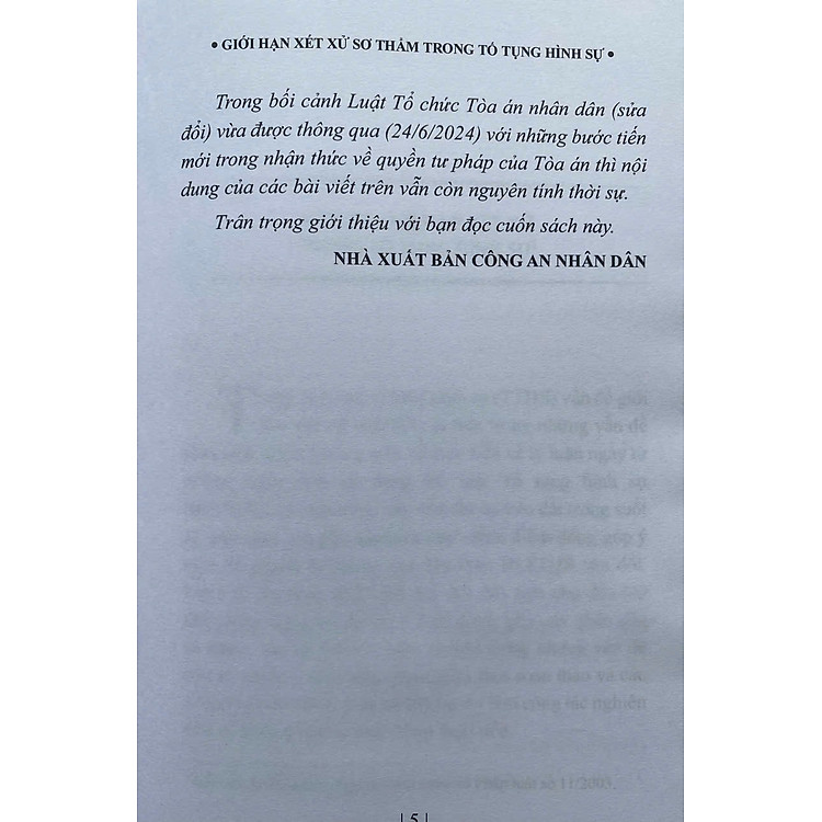 Giới Hạn Xét Xử Sơ Thẩm Trong Tố Tụng Hình Sự - Ảnh 5
